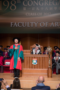 HKU confers an Honorary Degree upon world-renowned pianist Dr Lang Lang at the 198th Congregation.