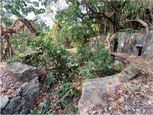 No. 1 gun emplacement (photo credit: Professor Lawrence Lai)