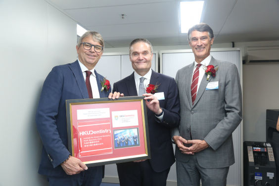 Chairman of the Board Straumann Group - Mr. Gilbert Achermann,  Director of IAD-MSC Mr. Gerhard Zielinski and Dean of Faculty of Dentistry Prof. Thomas F. Flemmig