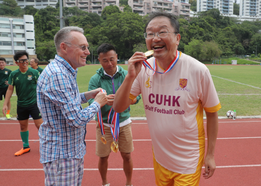 HKU and CUHK hold the Vice-Chancellor’s Cup Soccer Match